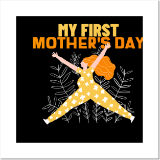 Celebrating My First Mother's Day Posters and Art